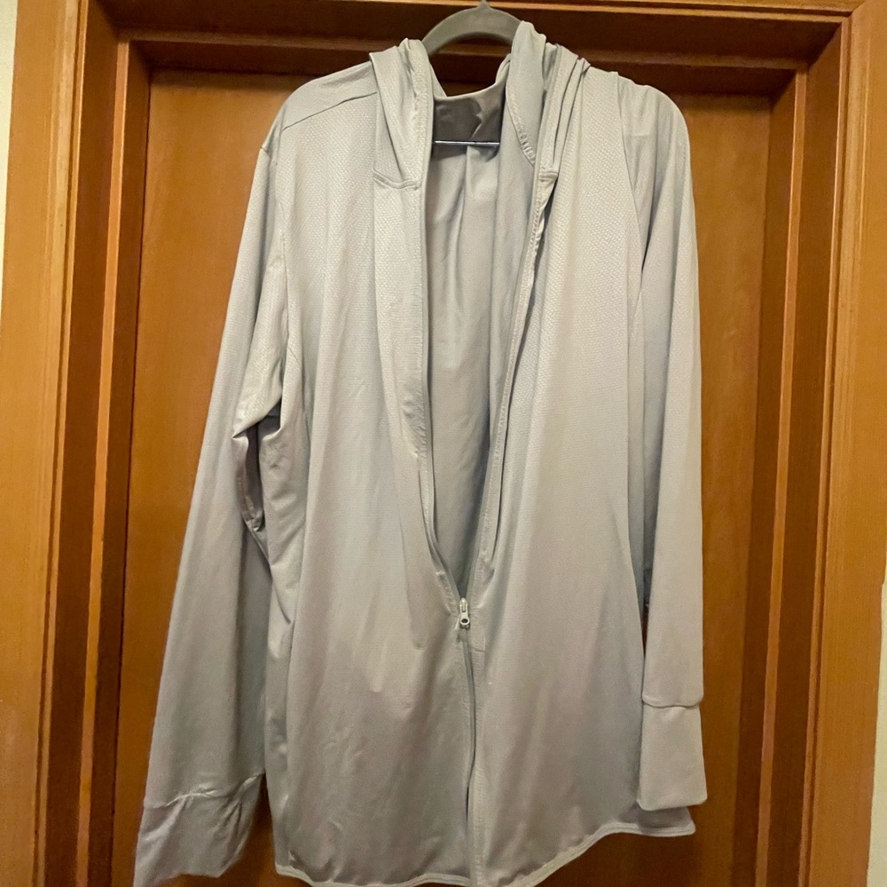 Baleaf Men's Light Gray Hooded Jacket